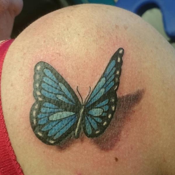 Vlinder Butterfly tattoo