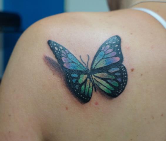 Vlinder Butterfly tattoo