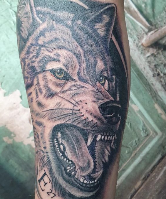 Wolf tattoo